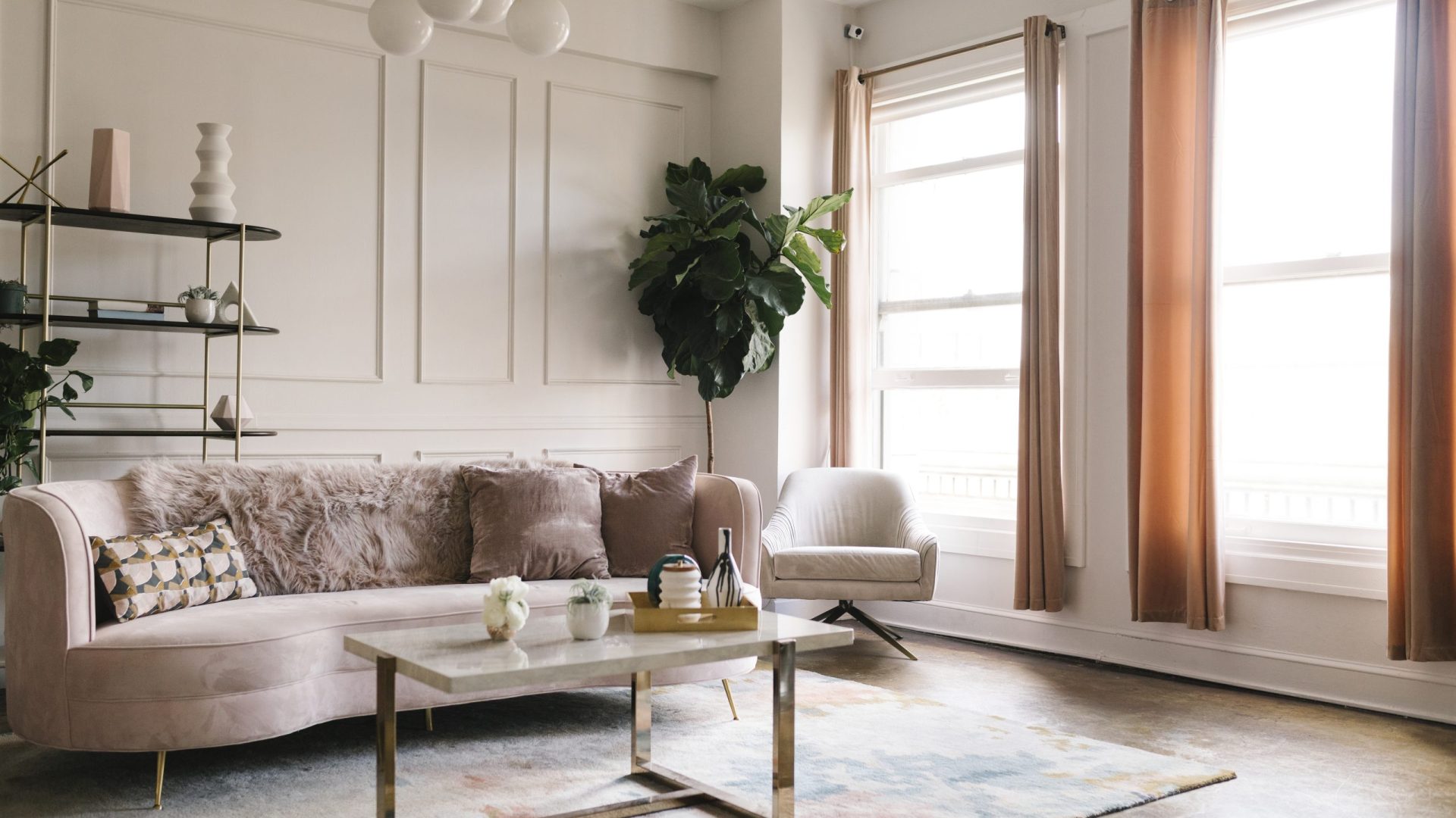 A modern living room style